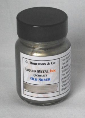 Liquid Metal Ink Old Silver